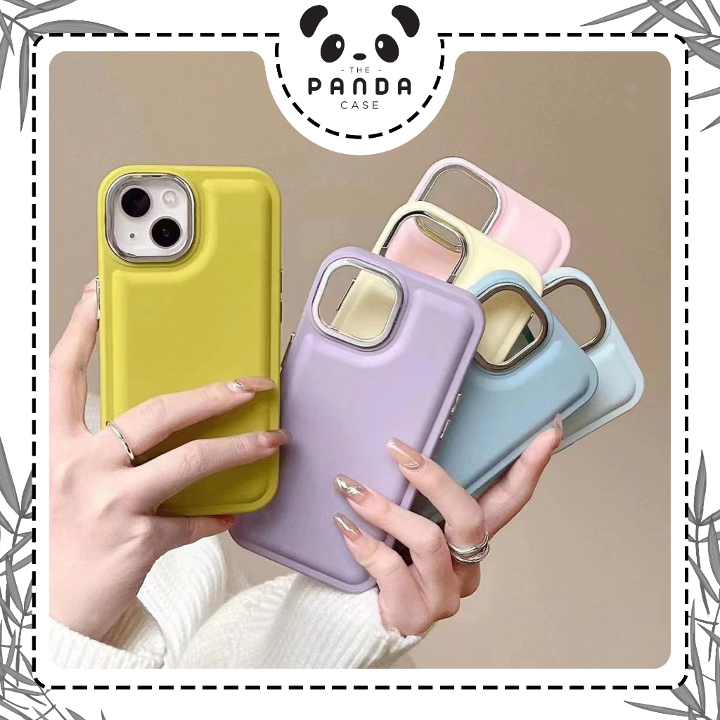 Jual [TPC] Silicone Silver Case With Pastel Colour - Softcase For ...