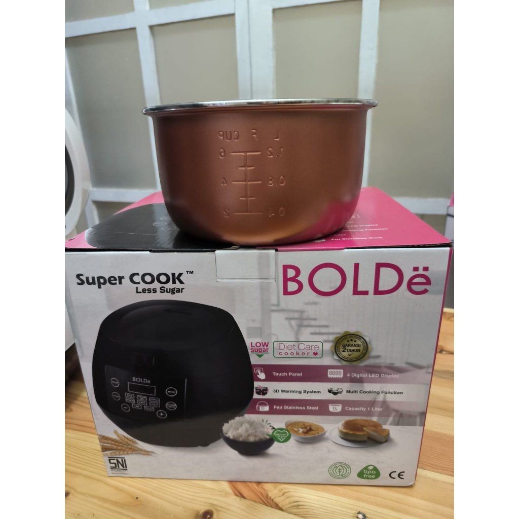 Jual Panci Teflon Inner Pot BOLDe Super Cook Less Sugar 1 L / Celica 1 ...