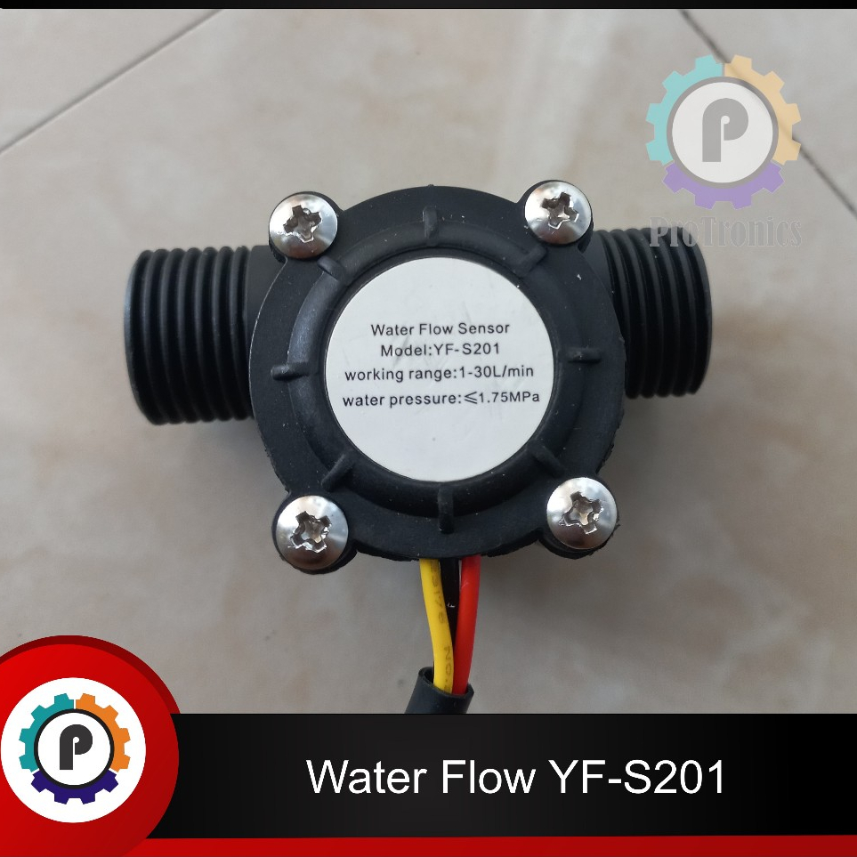 Jual Flow Meter 1/2 " Water Flow Sensor YF-S201 1/2" YF - S201 | Shopee ...
