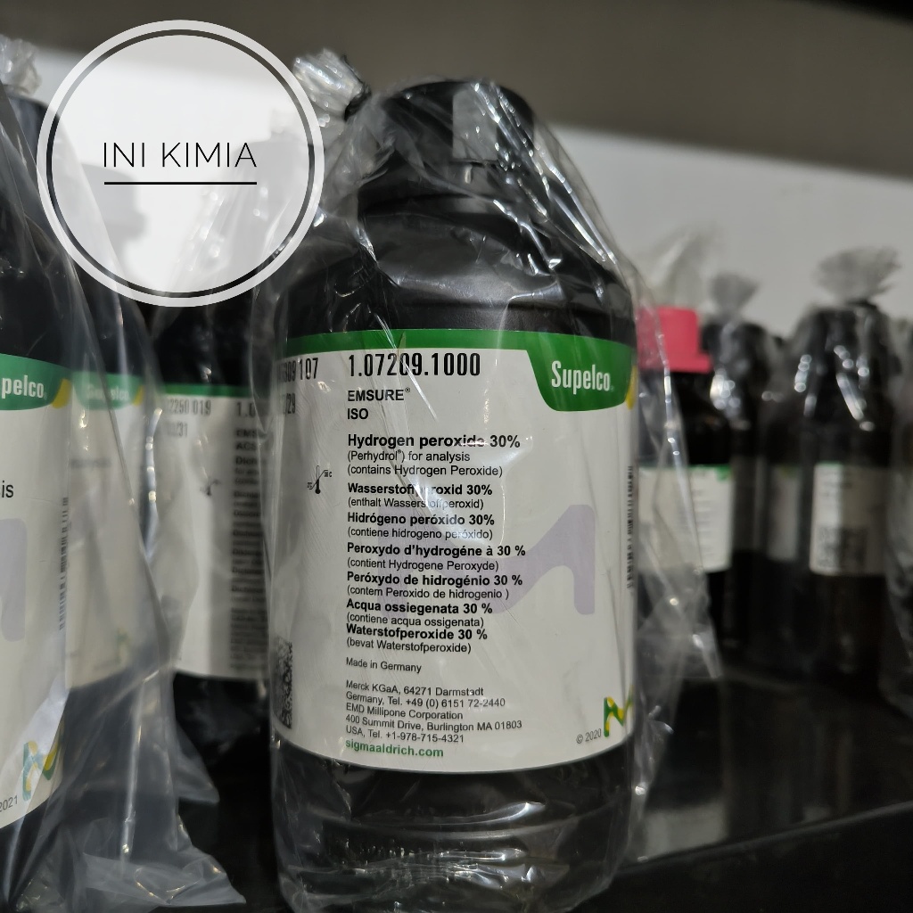 Jual HYDROGEN PEROXIDE 30% 1L Merck 107209 / H2O2 Hidrogen Peroksida ...