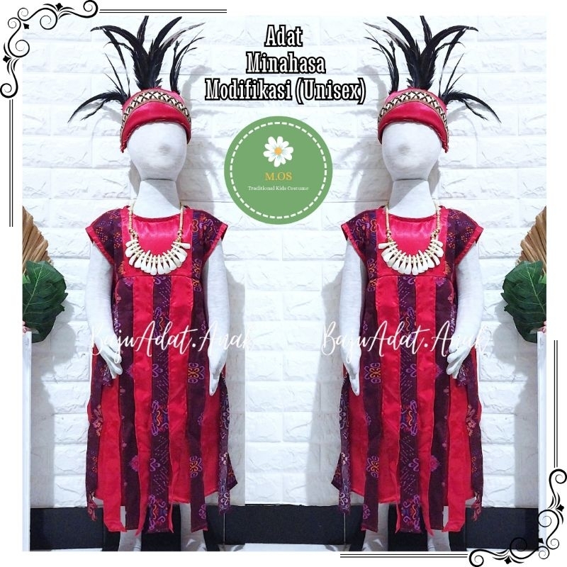 Jual Baju Adat Anak Baju Adat Minahasa Modifikasi (Unisex) Adat
