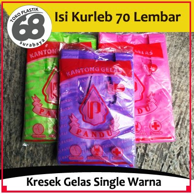 Kresek Gelas Single Warna All Size