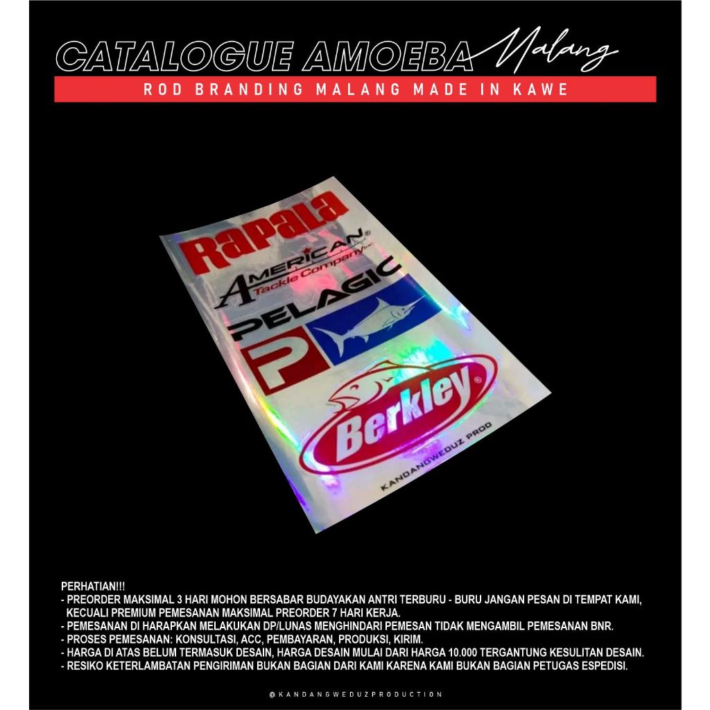 Jual stiker brand pancing hologram | Shopee Indonesia