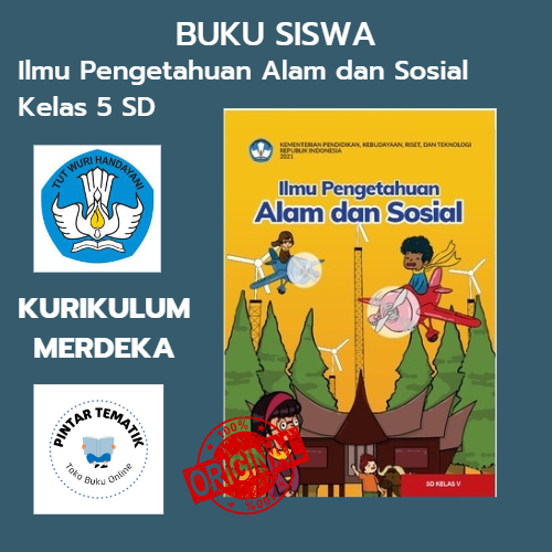 Jual Buku Ilmu Pengetahuan Alam Dan Sosial Ipas Kelas 5 Sd Kurikulum