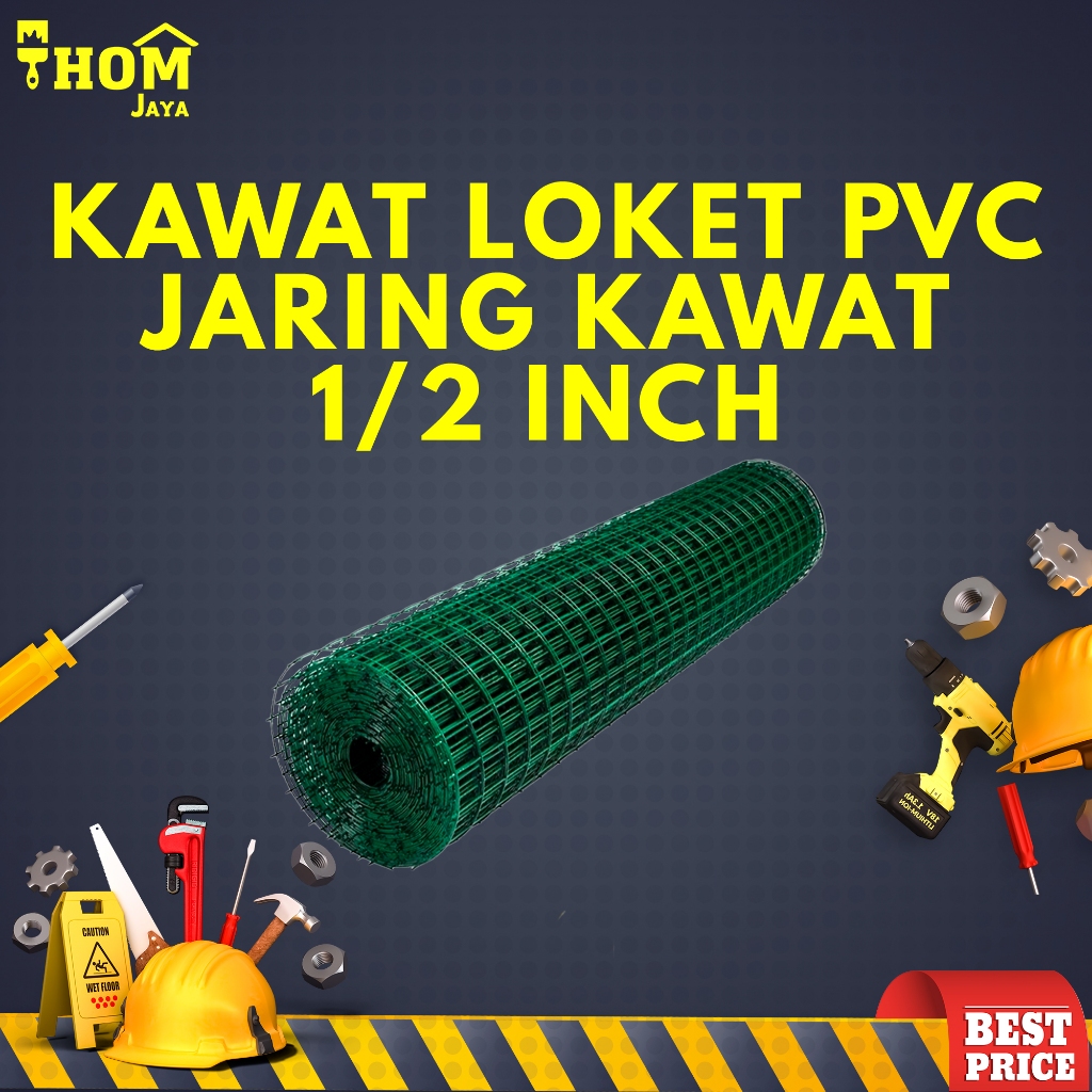 Jual Kawat Loket Ram Ayakan Kawat Ayakan Pvc Hijau Inch