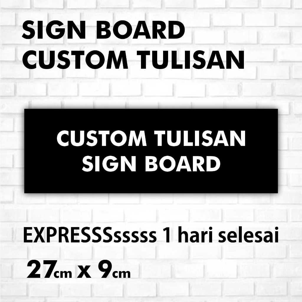 Jual papan akrilik tulisan custom | Shopee Indonesia