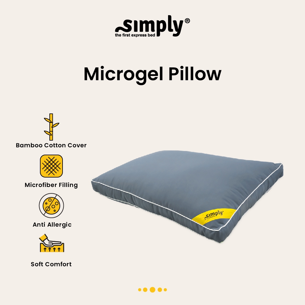 Jual Simply Micro Gel Pillow (SOFT) Bantal Tidur EXCLUSIVE CAMPAIGN