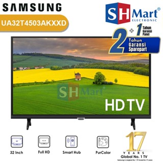 SAMSUNG - LED TV 32 HD SMART TV - UA32T4503AK – Elektronik Murah