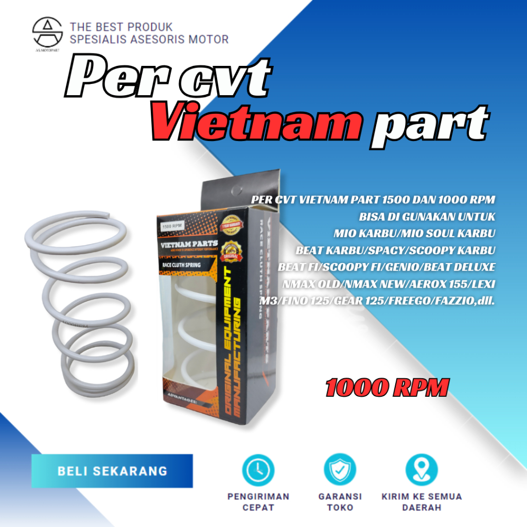 Jual PER SENTRI RACING VIETNAM 1500 RPM 2000 RPM 1000 RPM RACING ...