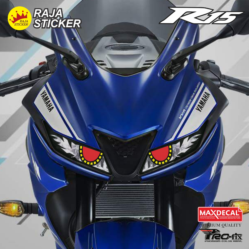 Jual Stiker sticker lampu new R15 v3 TERBARU | Shopee Indonesia