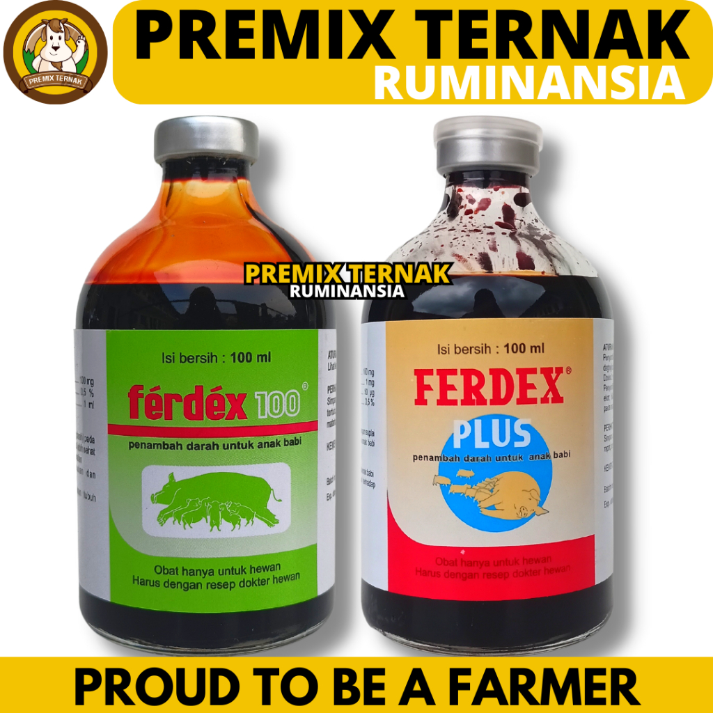 Jual FERDEX 100ml FERDEX PLUS 100ml Penambah Darah Anak Babi Zat Besi ...