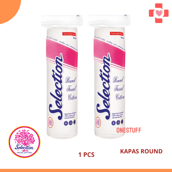 Jual Kapas Facial Wajah Selection Round Muka Kecantikan Pembersih Make Up Bulat Murah Pcs