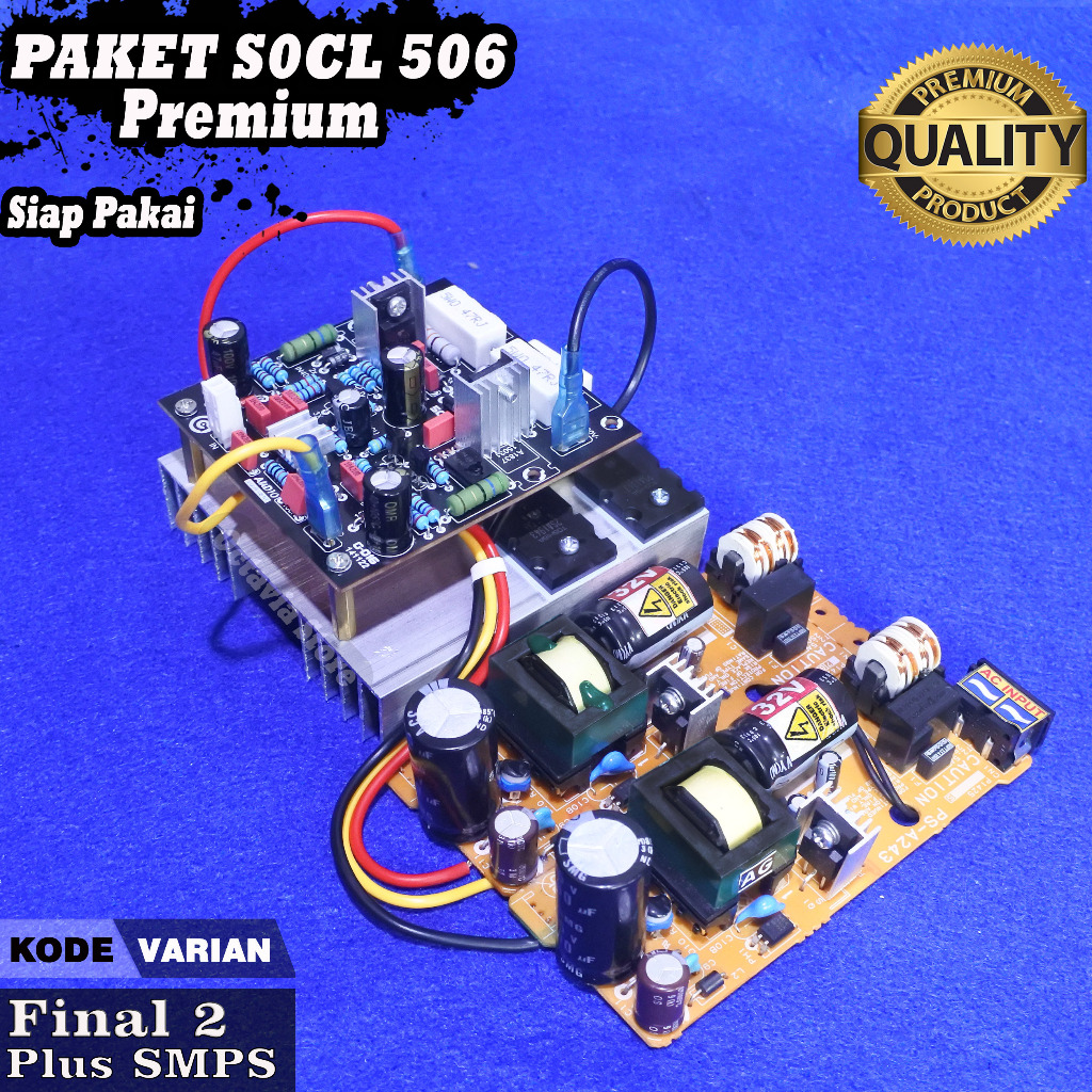 Jual Kit Power SOCL 506 Set 2 Final Plus SMPS 5A MURNI (Set Lengkap ...