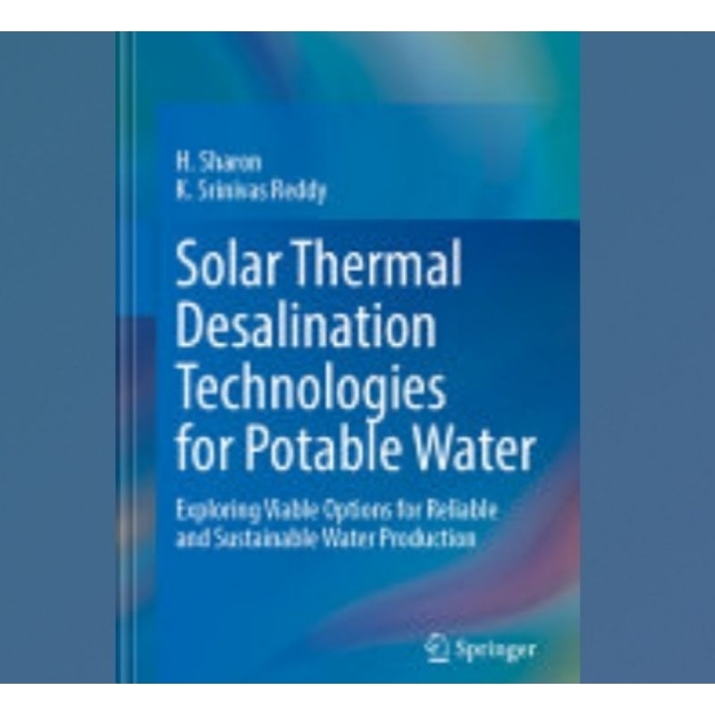 Jual Buku Solar Thermal Desalination Technologies for Potable Water ...