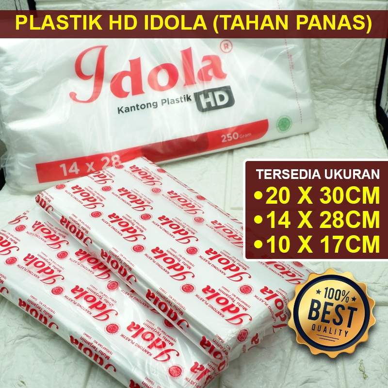 Jual Kantong Plastik Hd Idola Tahan Panas Transparan Buram Berat Gram Shopee Indonesia