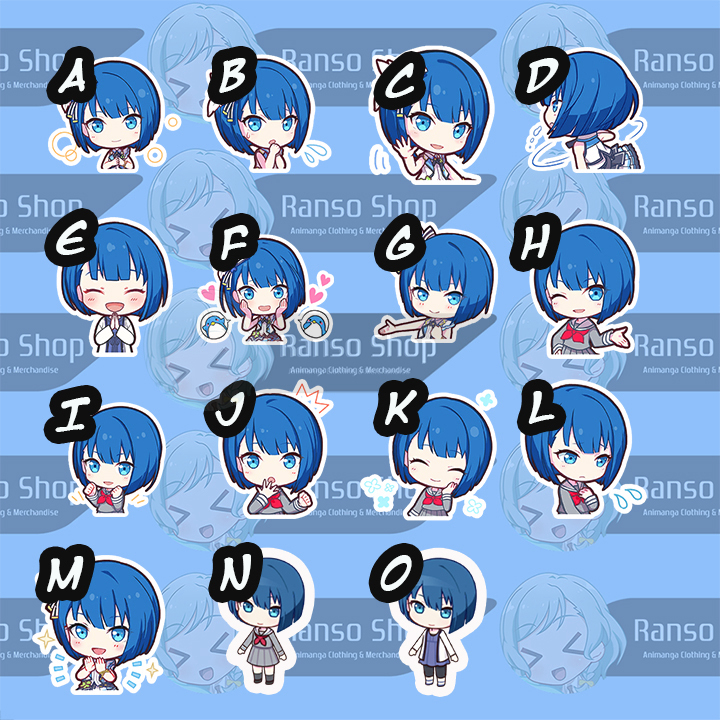 Jual Sticker Project Sekai Haruka Chibi | Stiker Vinyl Satuan Kiritani ...