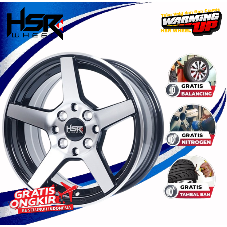 Jual Velg Mobil Racing Calya Agya Brio Standar Ring Lebar Ne Hsr R X H X Et