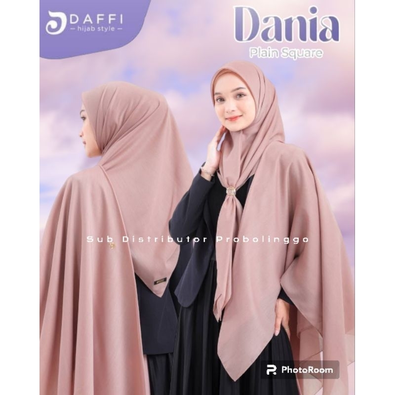 Jual DAFFI HIJAB - DANIA SEGIEMPAT POLOS DAFFI | Shopee Indonesia