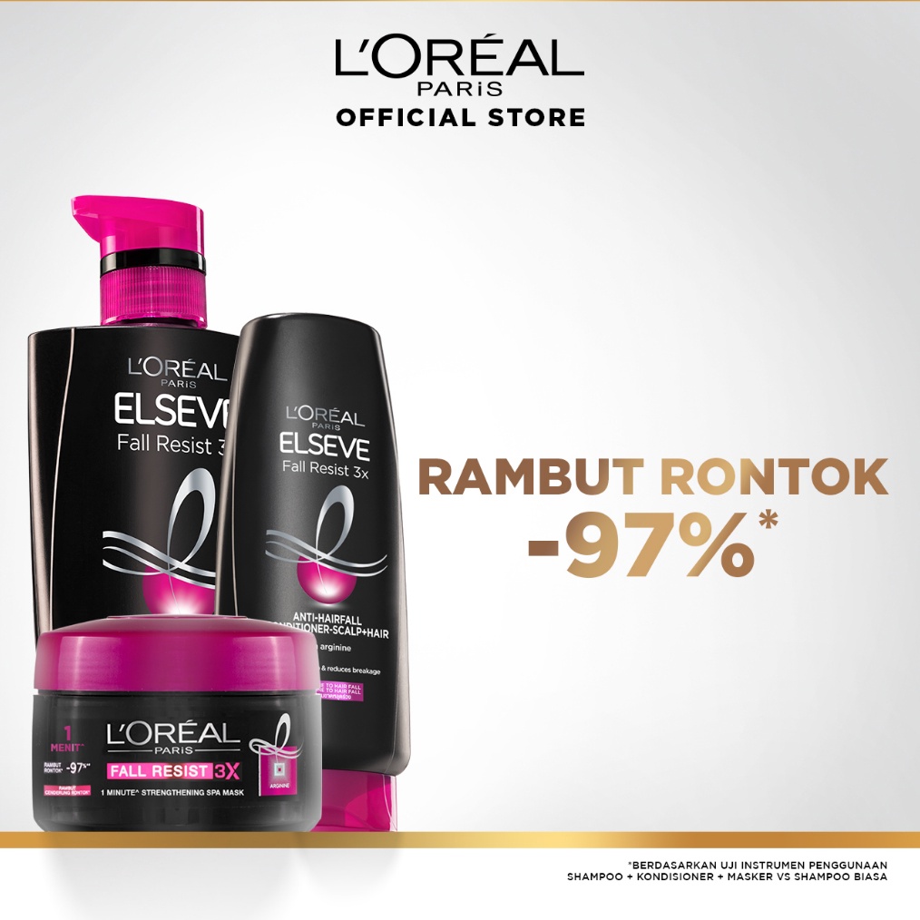 Jual BestsellerLOreal Paris Elseve Fall Resist 3X Complete Set ...