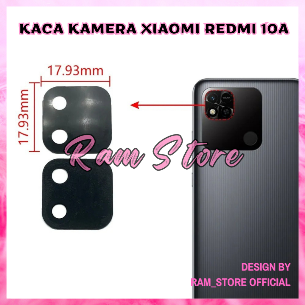 Jual Lensa Kamera Hp XIAOMI REDMI 10A Kaca Camera Lens Lense Belakang ...