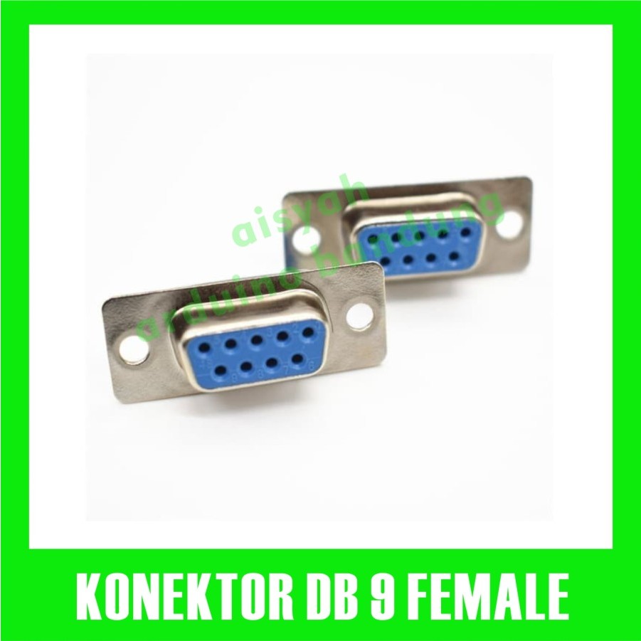 Jual KONEKTOR DB9 FEMALE SOLDER 9 PIN SOCKET ADAPTER RS232 SERIAL PORT ...