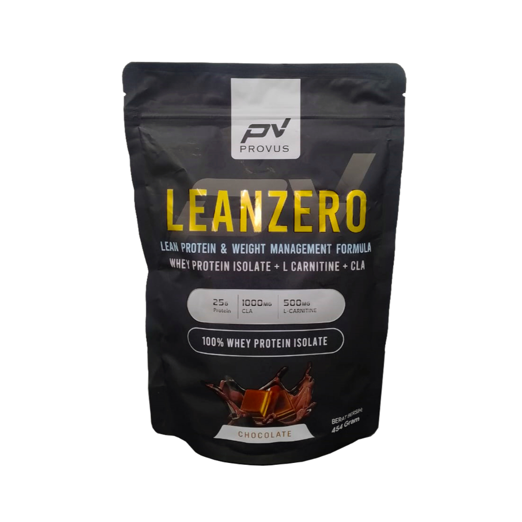 Jual PROVUS Lean Zero 1 lb 450 gram Whey Protein Isolate + Fat Burner ...