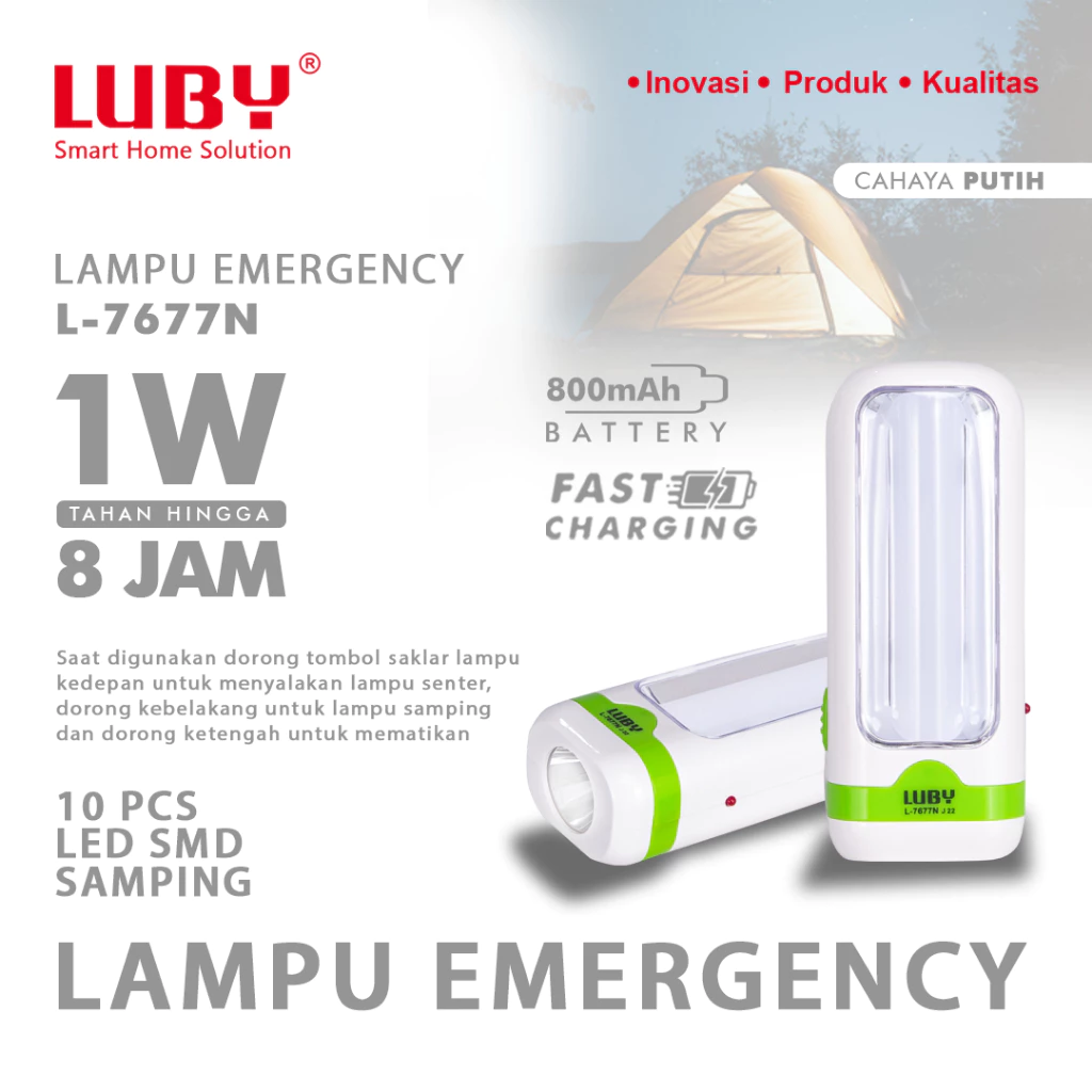 lampu emergency luby