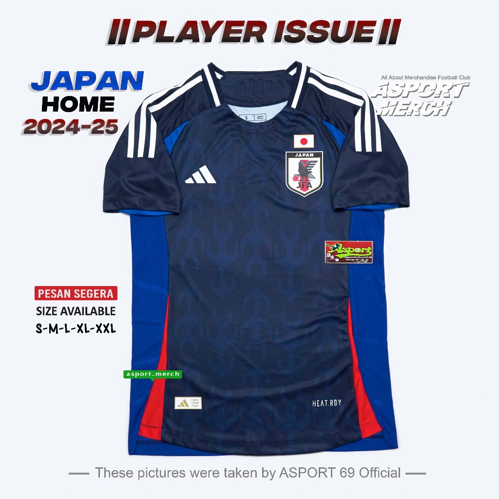 Jual JERSEY JAPAN 2024 TERBARU PLAYER ISSUE JERSEY BOLA JEPANG HOME