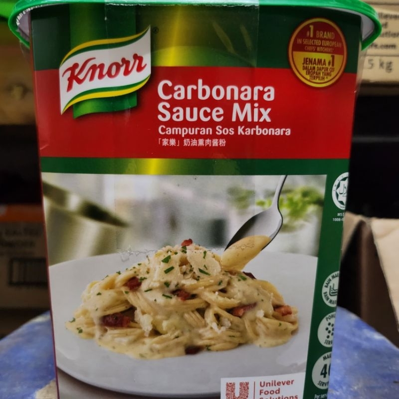 thumbnail image 2 of Knorr Carbonara Sauce Mix – 6 Pack (48g Each) – Fresh From Canada – No MSG, Fast Shipping 2 of 4