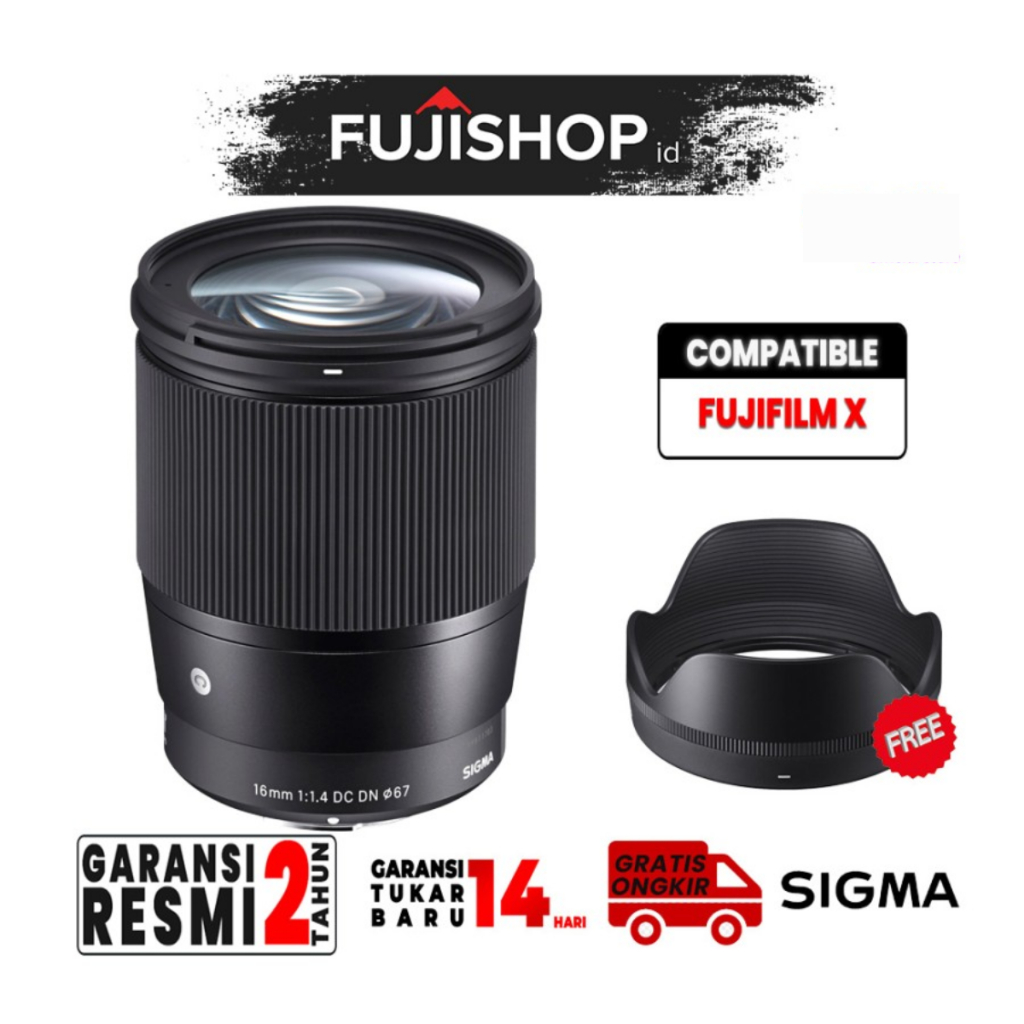Jual Sigma 16mm Fujifilm X DC DN Contemporary 16mm