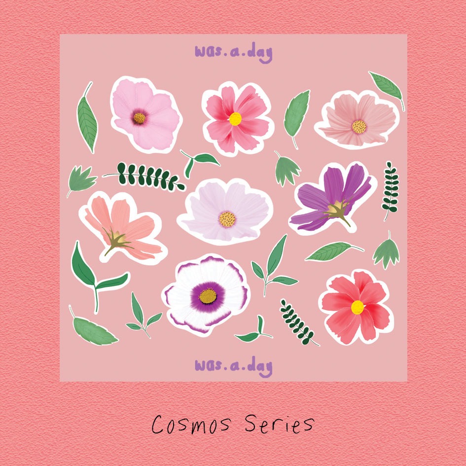 Jual Series 14 - Stickers Cosmos Series | Vinyl Sticker Aesthetic Cute ...