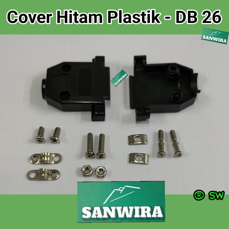 Jual Konektor DB 26 FEMALE cover hitam plastik / Konektor DB26 Female 3 ...