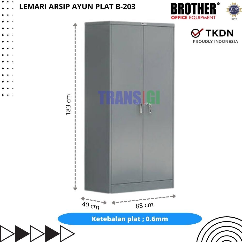 Jual Almari Arsip Pintu Plat Ayun Brother B Shopee Indonesia