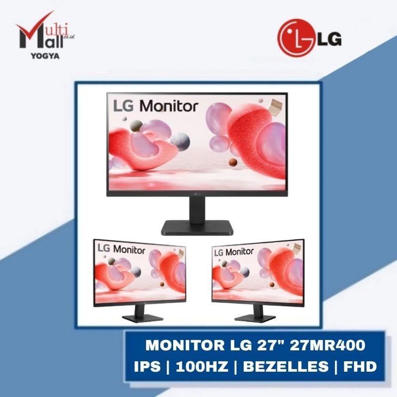 Jual Monitor LG 27" IPS 27MR400 100Hz Bezellless Full HD AMD FreeSync ...