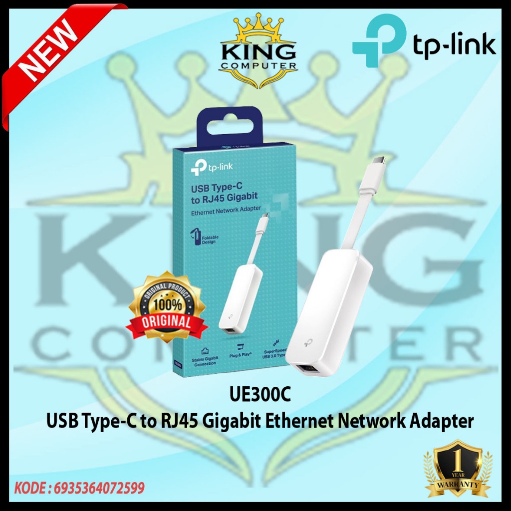 Jual Tp Link Ue300c Usb Type C To Rj45 Gigabit Ethernet Network Adapter Ue300c Type C To Lan 2400