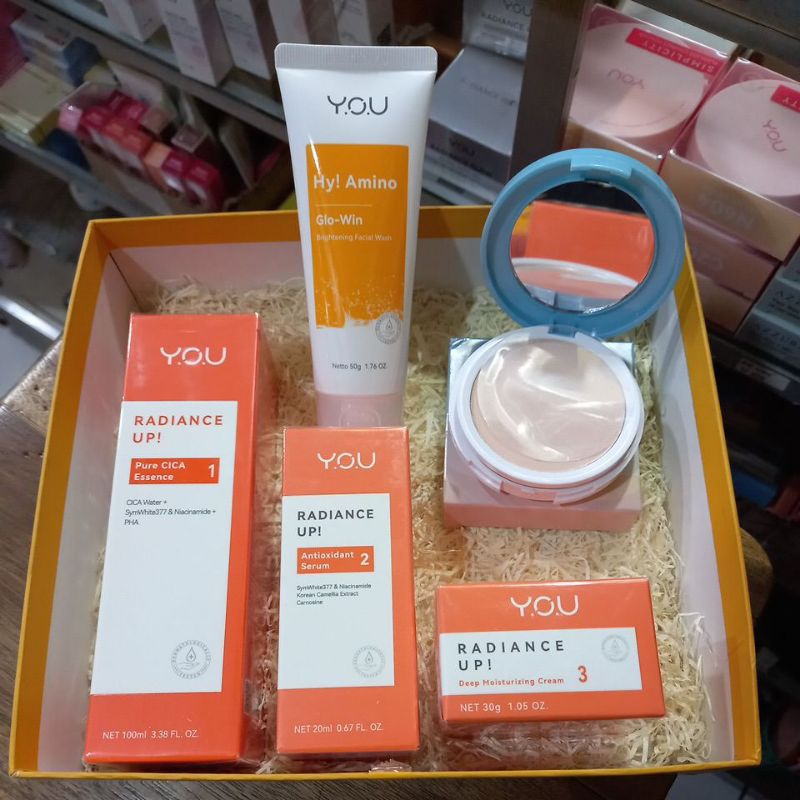 Jual Paket skincare YOU RADIANCE UP KIM SOO HYUN Whitening Original