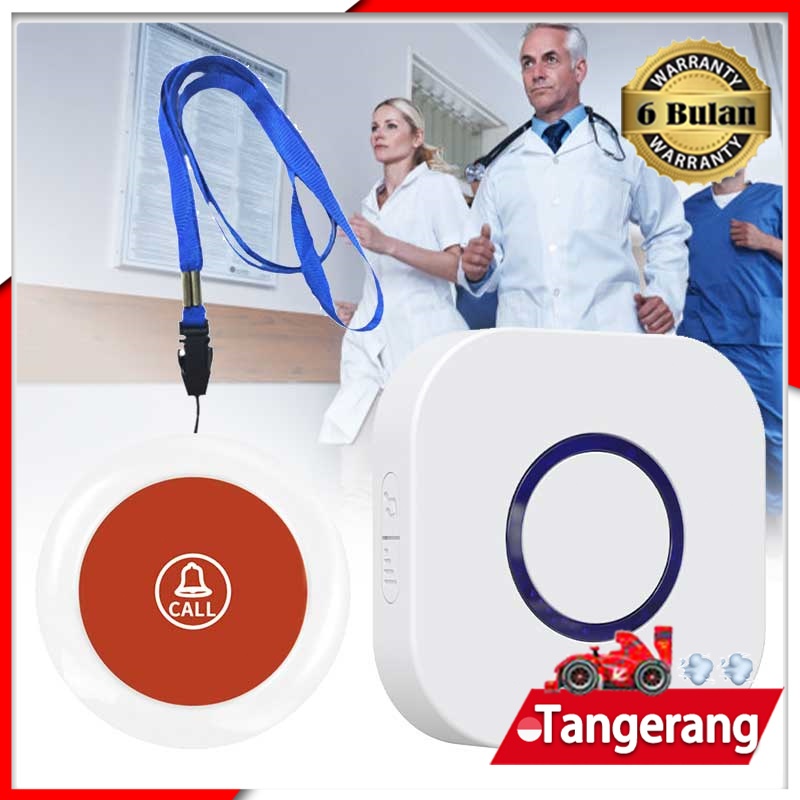 Jual Bell Panggil Tombol Nurse Call Button Bell Call + Receiver Untuk ...
