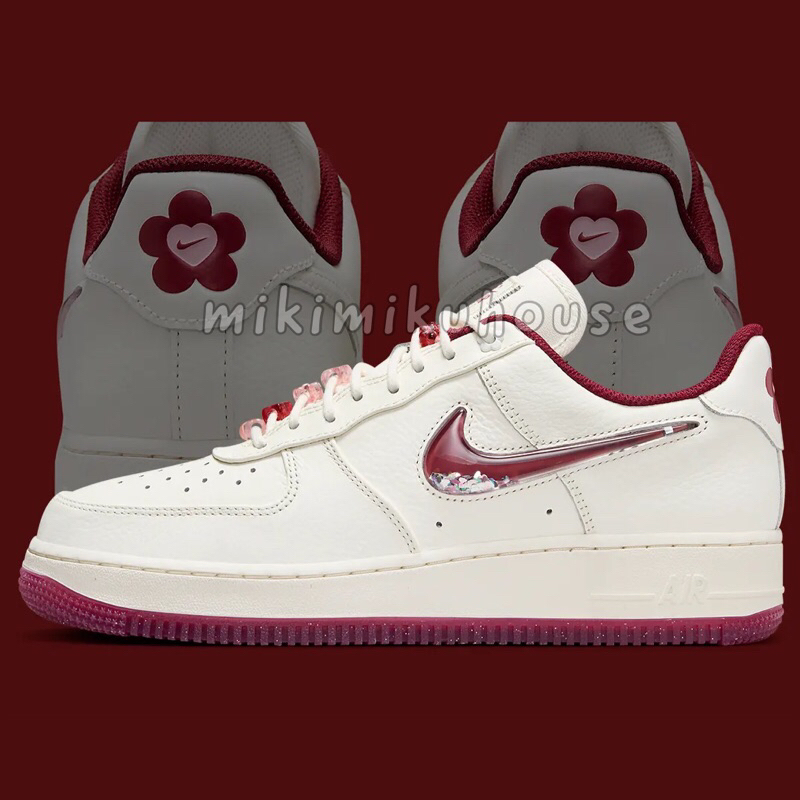 Jual 2024 NIKE AIR FORCE 1 LOW VALENTINE’S DAY SHOES ORIGINAL SEPATU