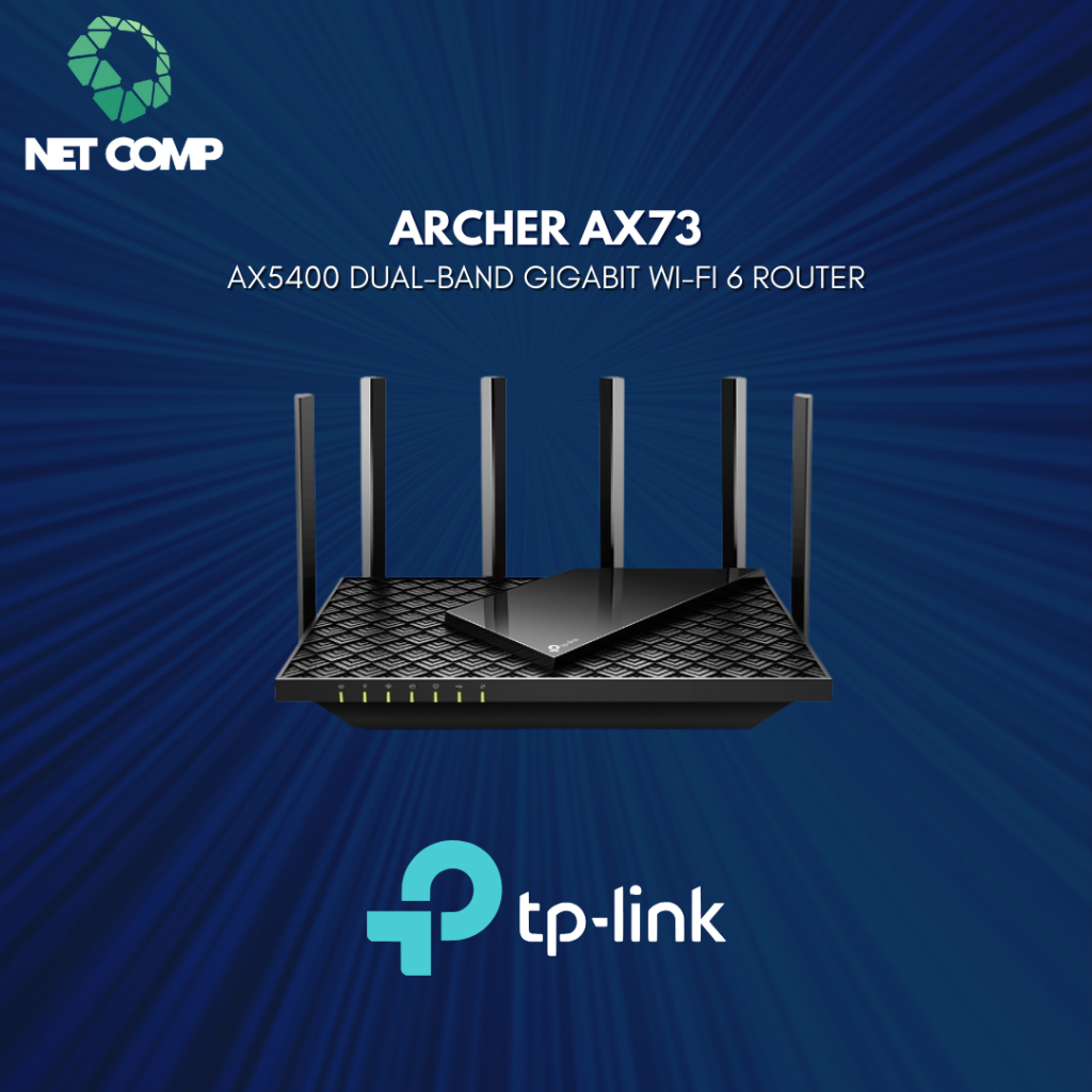 Jual TP-Link Archer AX73 AX5400 Dual-Band Gigabit Wi-Fi 6 Router TPLINK ...