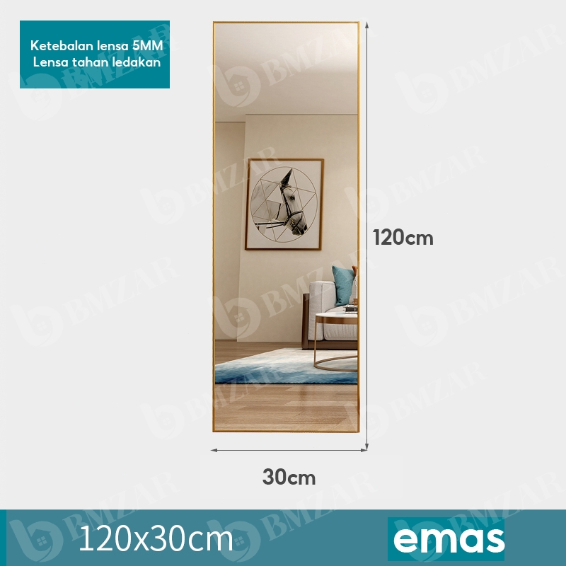 Jual BM Standing mirror Cermin standing153 X 48 CM Cermin Berdiri full