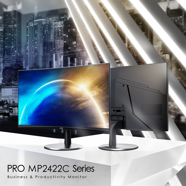 Jual Monitor LED MSI PRO MP2422C Business Productivity - Curved Full HD ...