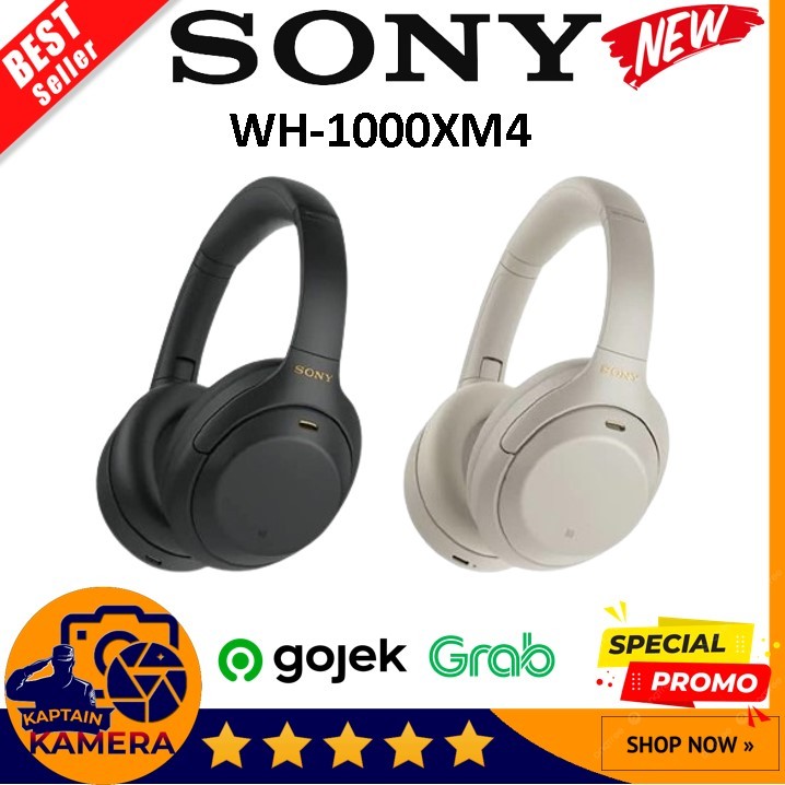 Jual Sony WH-1000XM4 / Sony WH1000XM4 Wireless Noise-Canceling Over-Ear ...