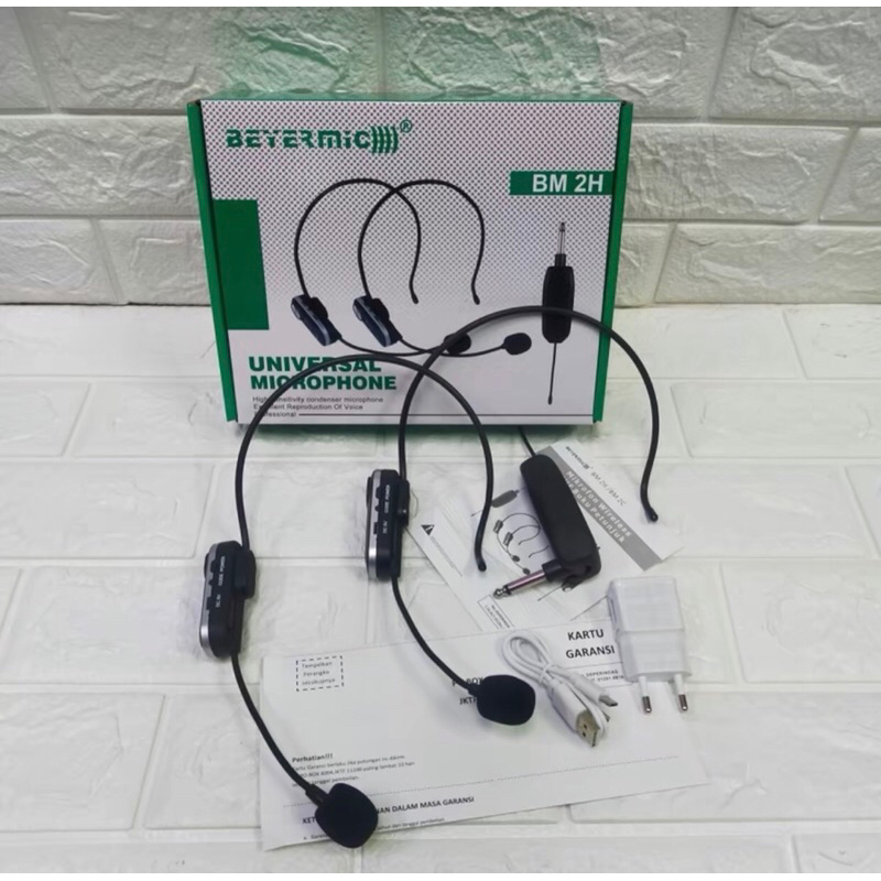 Jual mic bando wireles bayer mic bm 2h / mic jepit bayer 2c mic imam ...