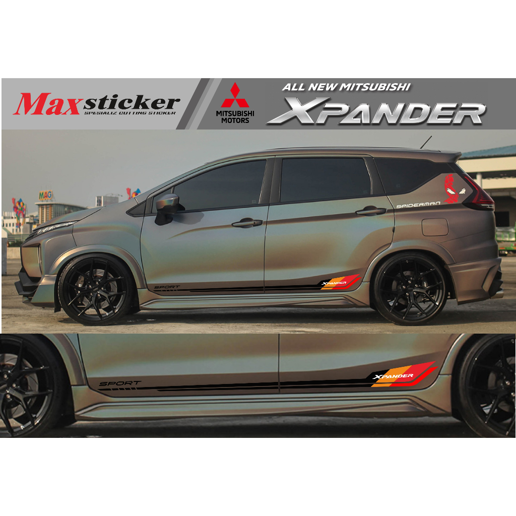 Jual Sticker mobil XPANDER UTIMATE NEW striping body samping MOBIL ...