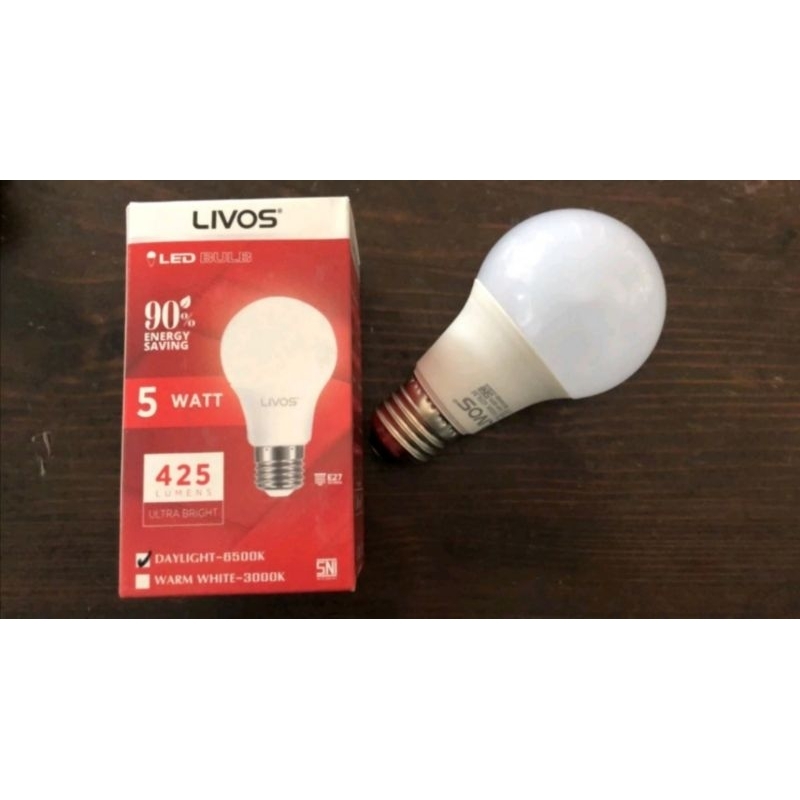 Jual Lampu led livos 5wat nyala terang | Shopee Indonesia
