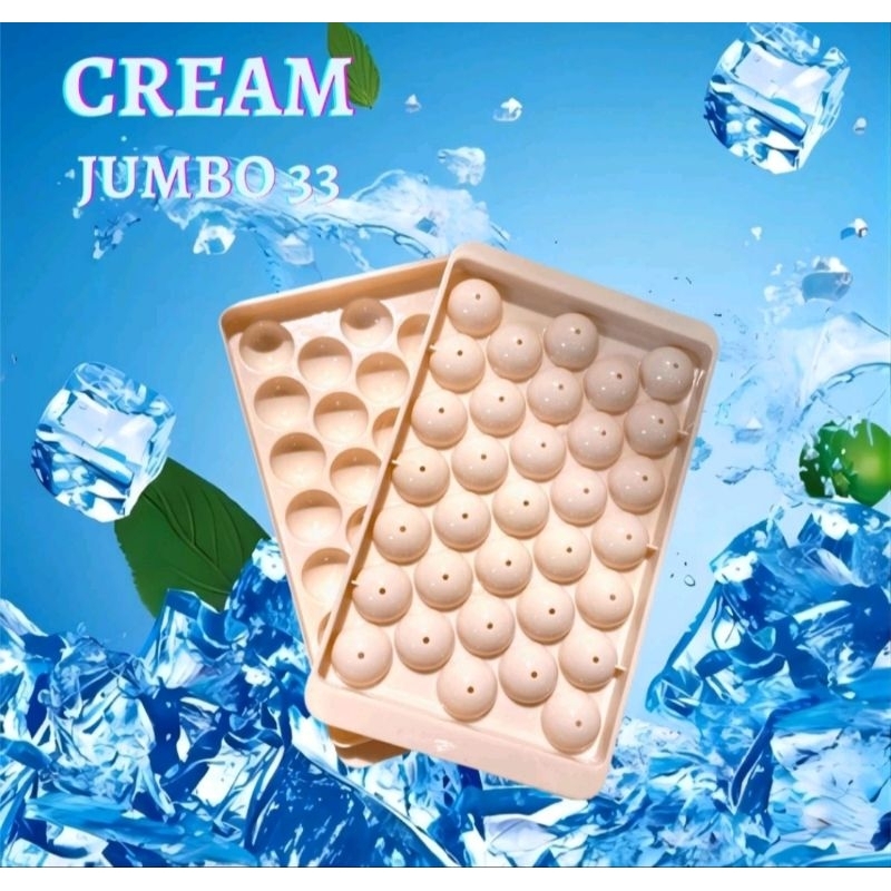 Jual Cetakan JUMBO Es Puding Jelly Bulat Ukuran JUMBO SIZE L 33 Lubang