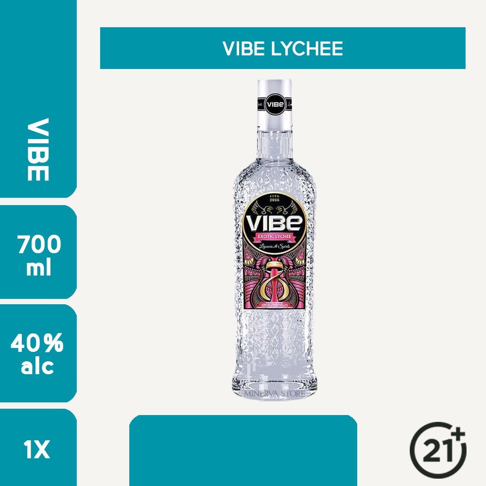 Jual Vibe Premium Exotic Lychee / Leci 700ml Minuman Anak Muda