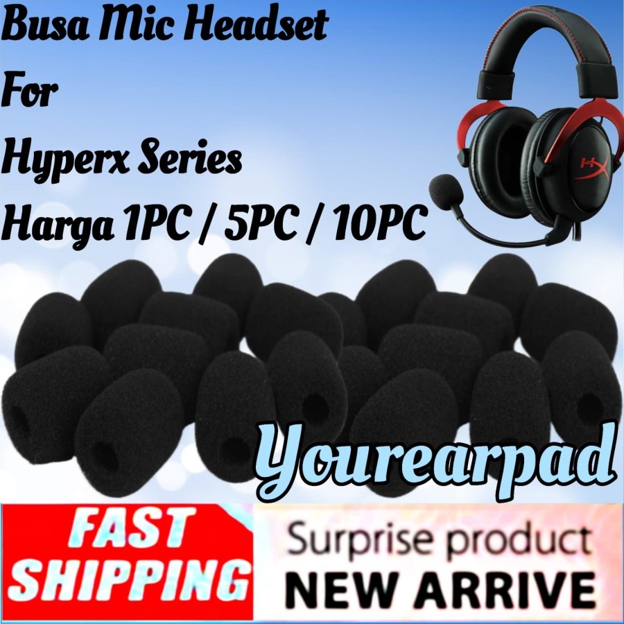 Jual Busa Mic Foam Microphone Hyperx Cloud II 2 Alpha