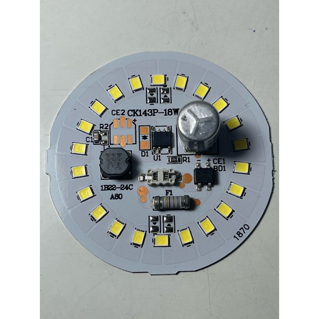 Jual LED PCB 18W Putih Terang Mesin Lampu Bohlam 18 watt AC 220 - 240 V