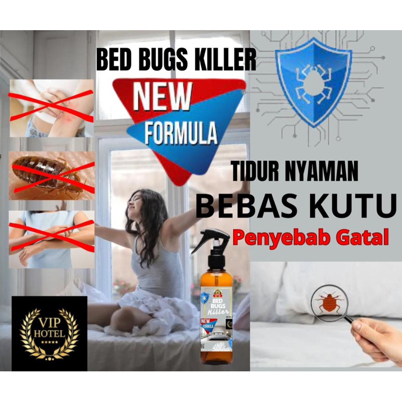 Jual NEW FORMULABED BUGS KILLER anti Tungau pada kasur dan sofa Anti